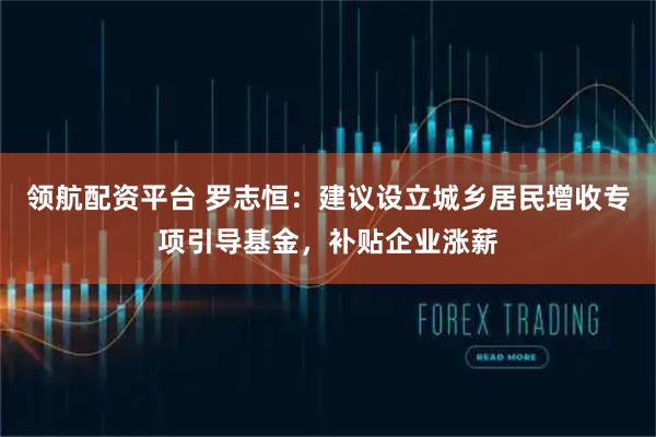 领航配资平台 罗志恒：建议设立城乡居民增收专项引导基金，补贴企业涨薪