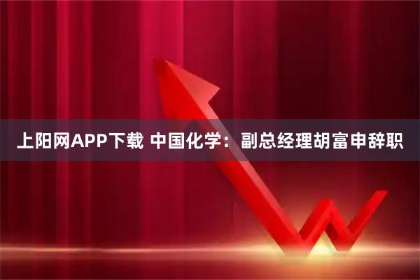 上阳网APP下载 中国化学：副总经理胡富申辞职