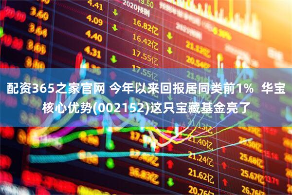 配资365之家官网 今年以来回报居同类前1%  华宝核心优势(002152)这只宝藏基金亮了